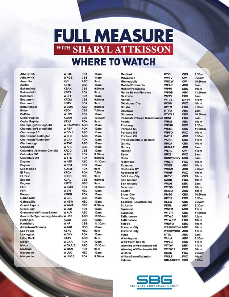 Watch Full Measure Sundays on a Sinclair station or livestream at 9:30a EST at FullMeasure.news