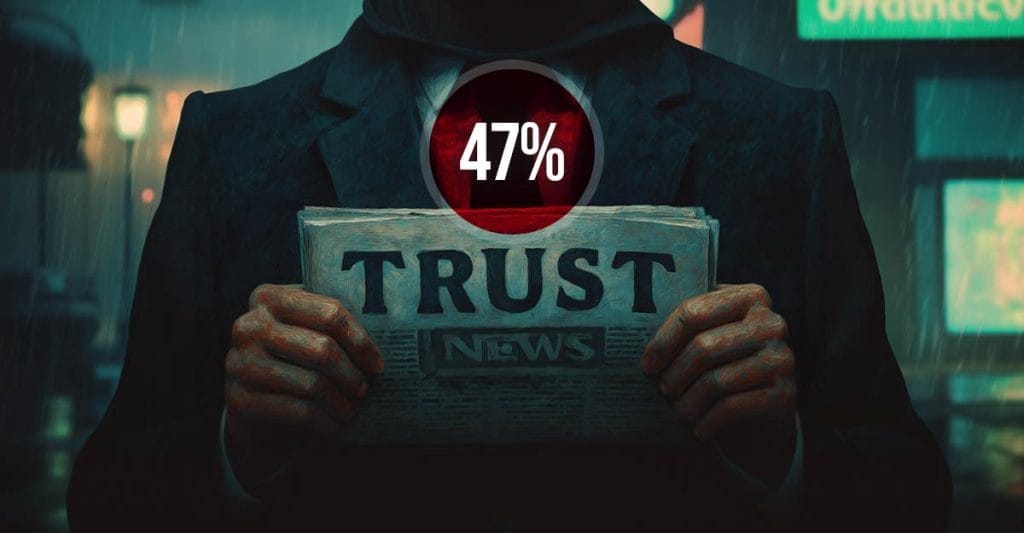 (POLL) 47% say trustworthy news is harder to find